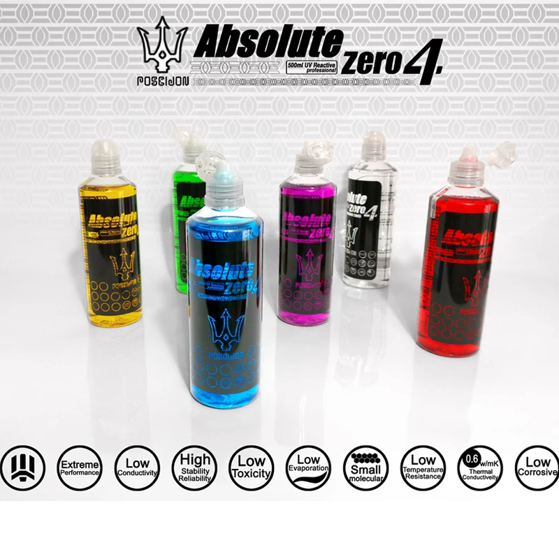 

POSEIDION 500ML PC Coolant Water Cooling Liquid Fluid Anti-rust Anti-corrosion,Antibacterial Algae Killing De-Oxidation