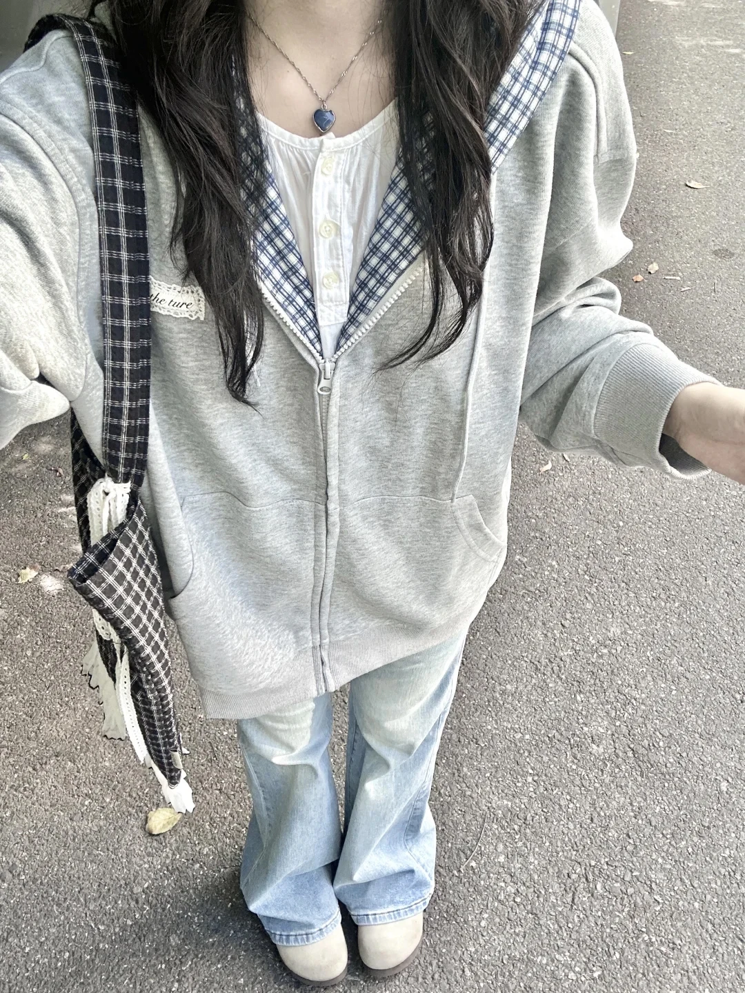 

Женский кардиган оверсайз с клетчатыми вставками и молнией, весенне-осенний, повседневный, свободного кроя, с длинными рукавами, вязаный