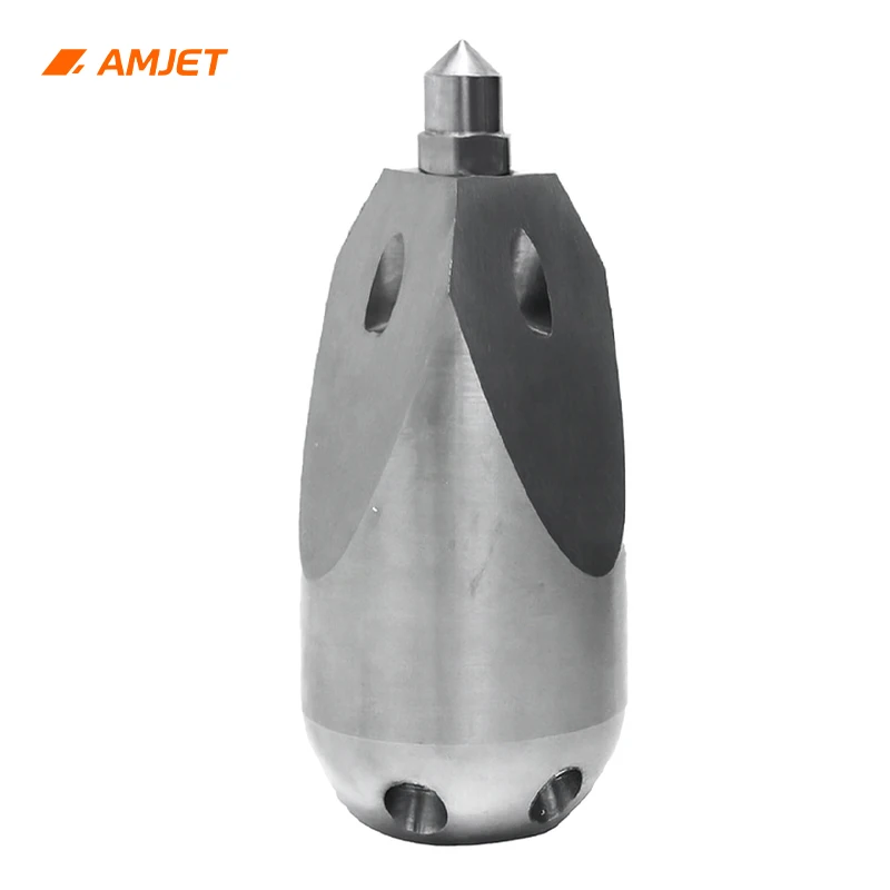 AMJET Diamond Drill Nozzle High Pressure Sewer Jet Nozzles 150-300bar 70-120lpm Sewer Jetter Nozzle Drain Cleaning Nozzles