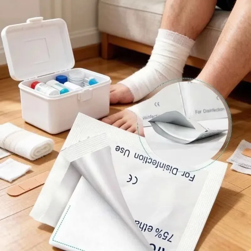 75% alcohol disinfection cotton paper, disposable disinfection mobile phone screen glasses cleaning ear holes disinfection alcoh