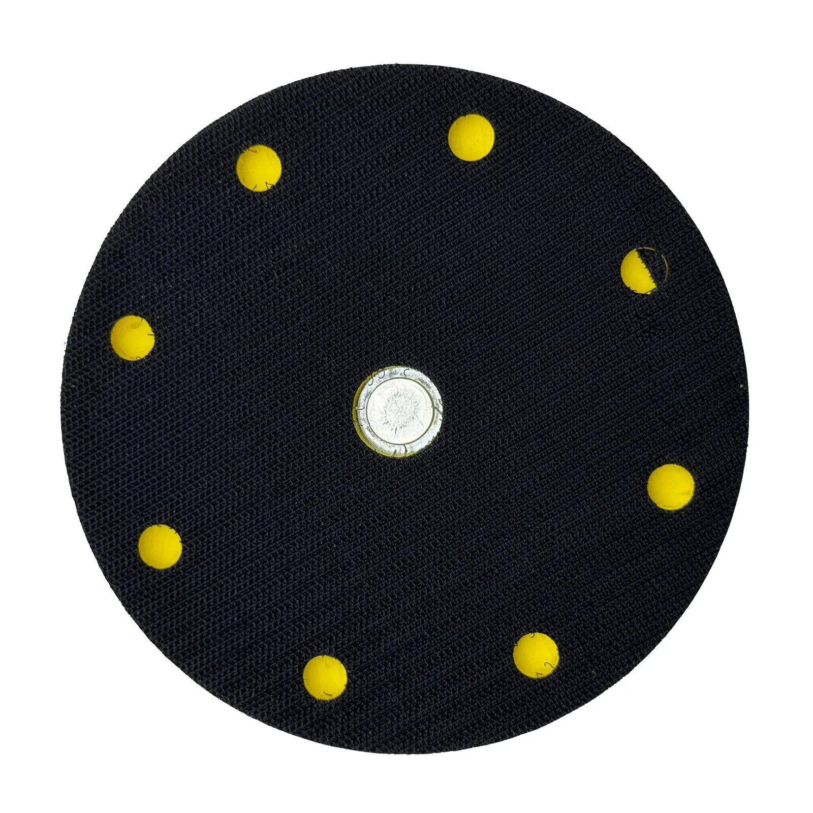 1 шт., 6-дюймовая шлифовальная подушечка с 9 отверстиями, крючок и петля, 5/16 дюйма, 24-резьбовая подложка, 150 мм, шлифовальная машина DA и полировальная опорная пластина для пневматической шлифовальной машины