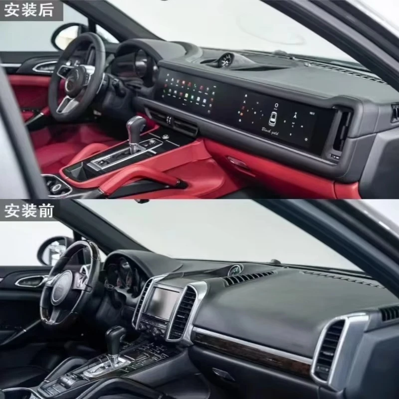 Por Cayen 2011-2017 Dashboard Gear Shift Lever Panel 24 Interiors Center Console for Bumper 2017 958.1 958.2 Series