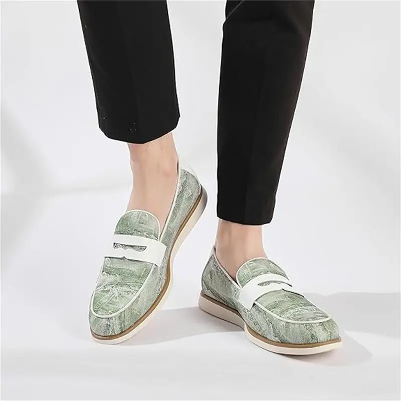 Fashion Shoe Office Shoes for Men Casual Shoes Breathable Leather Loafers Driving Moccasins Comfortable Slip on