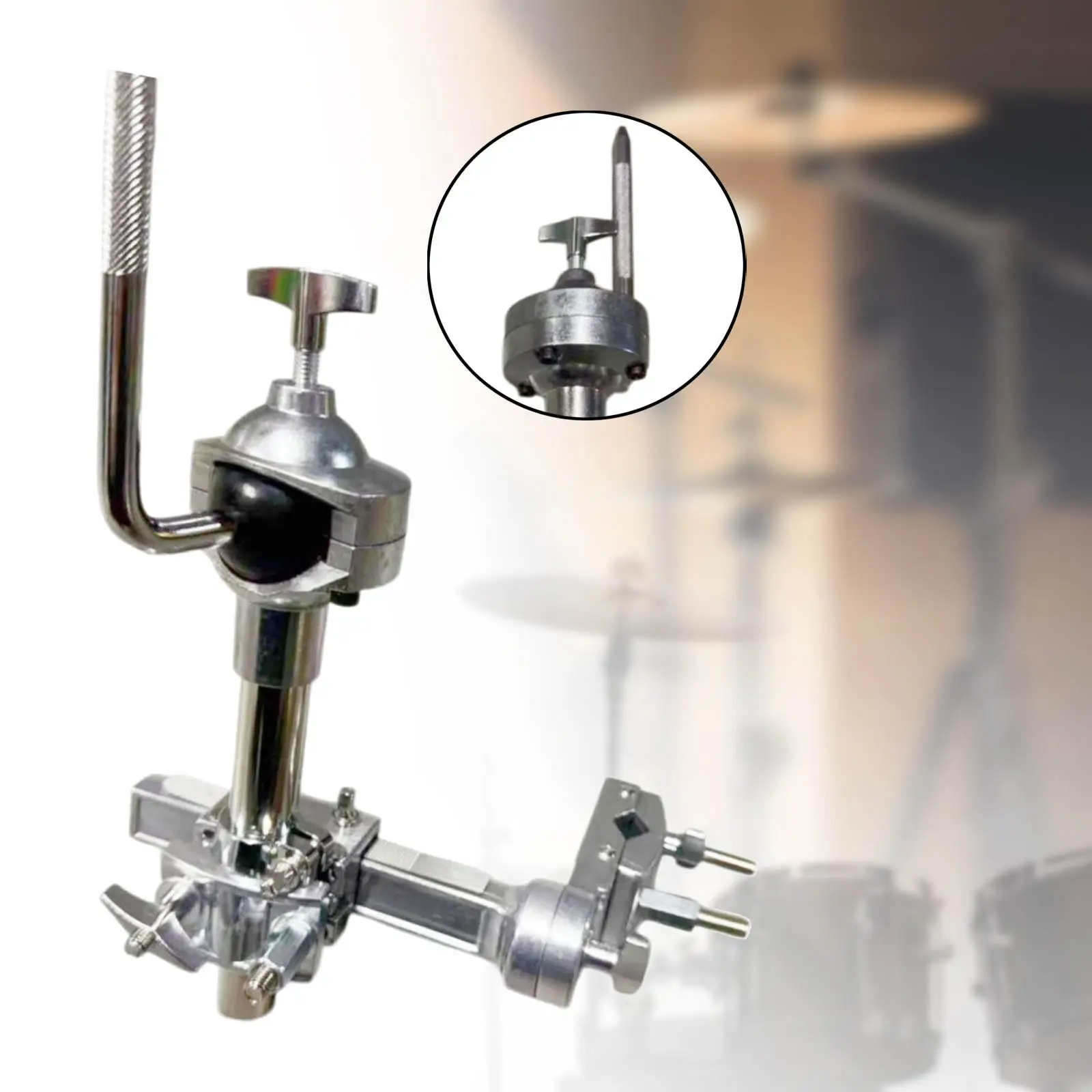 

Металлический держатель для том-барабанов, крепление для ковбелла, аксессуары для стойки для барабанов, для набора тренировочных пэдов