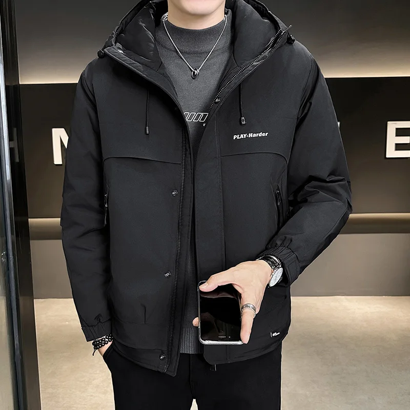 

Outdoor Men's Windbreaker Autumn Winter Thickened Cotton-padded Jackets Men's Fashionable and Comfortable Cotton-padded Jackets