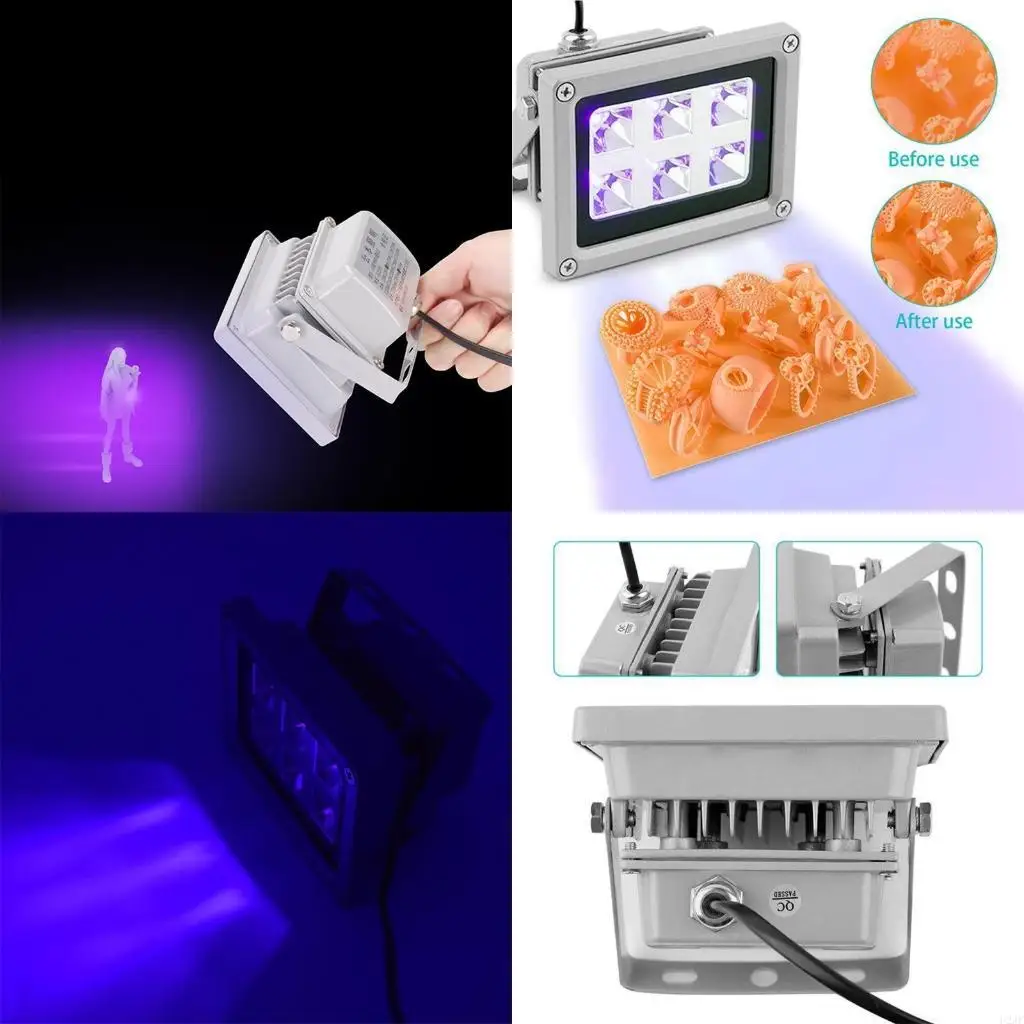 

3D Printer UV Resin Curing Lamp With Rotating Stand Photosensitive Resin
