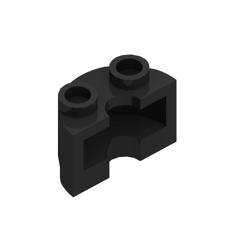 Rainbow Pig MOC Parts 68013 Buildings Blocks Brick Cylinder Half 1 x 2 x 1 Collections Bulk Modular GBC Toy For Technical DIY