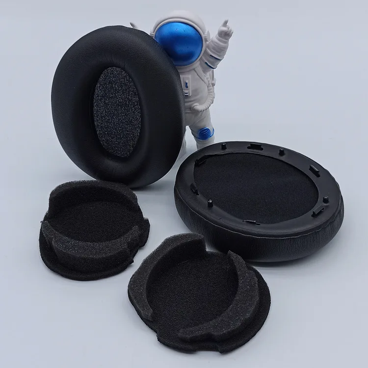 Ohr Pads für Sony WH-1000XM2 WH-1000xm3 WH-1000XM4 Kopfhörer Hohe Qualität Schaum Ohr Pads Kissen Mit Schnalle Baumwolle Pad 2,16 – Detail 1