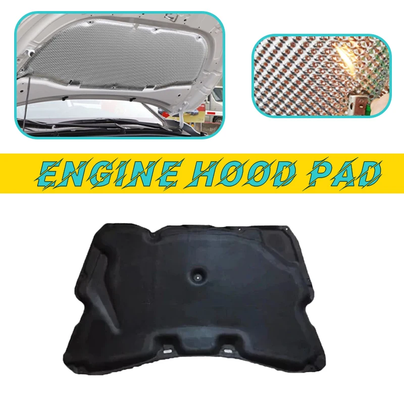 Car Engine Hood Pad For Honda Accord 8th Gen CP CS Inspire 2008-2012 Heat Insulation Cotton Fireproof Covers Sound Accessories