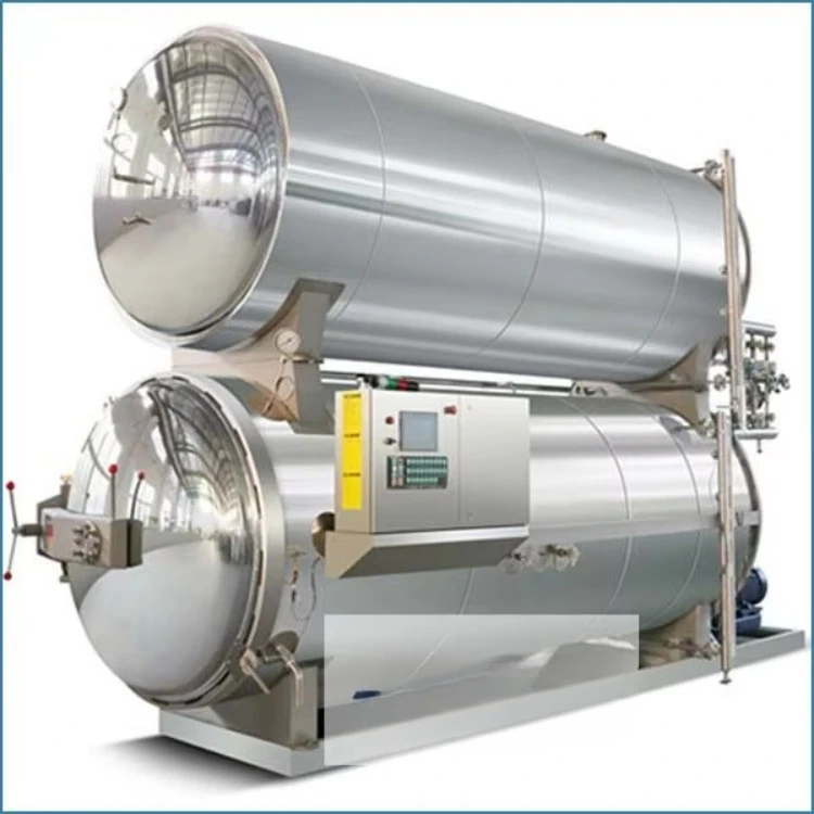 Water Immersion Retort Autoclave Industrial Cooking Pot for  Vacuum Packed Corn