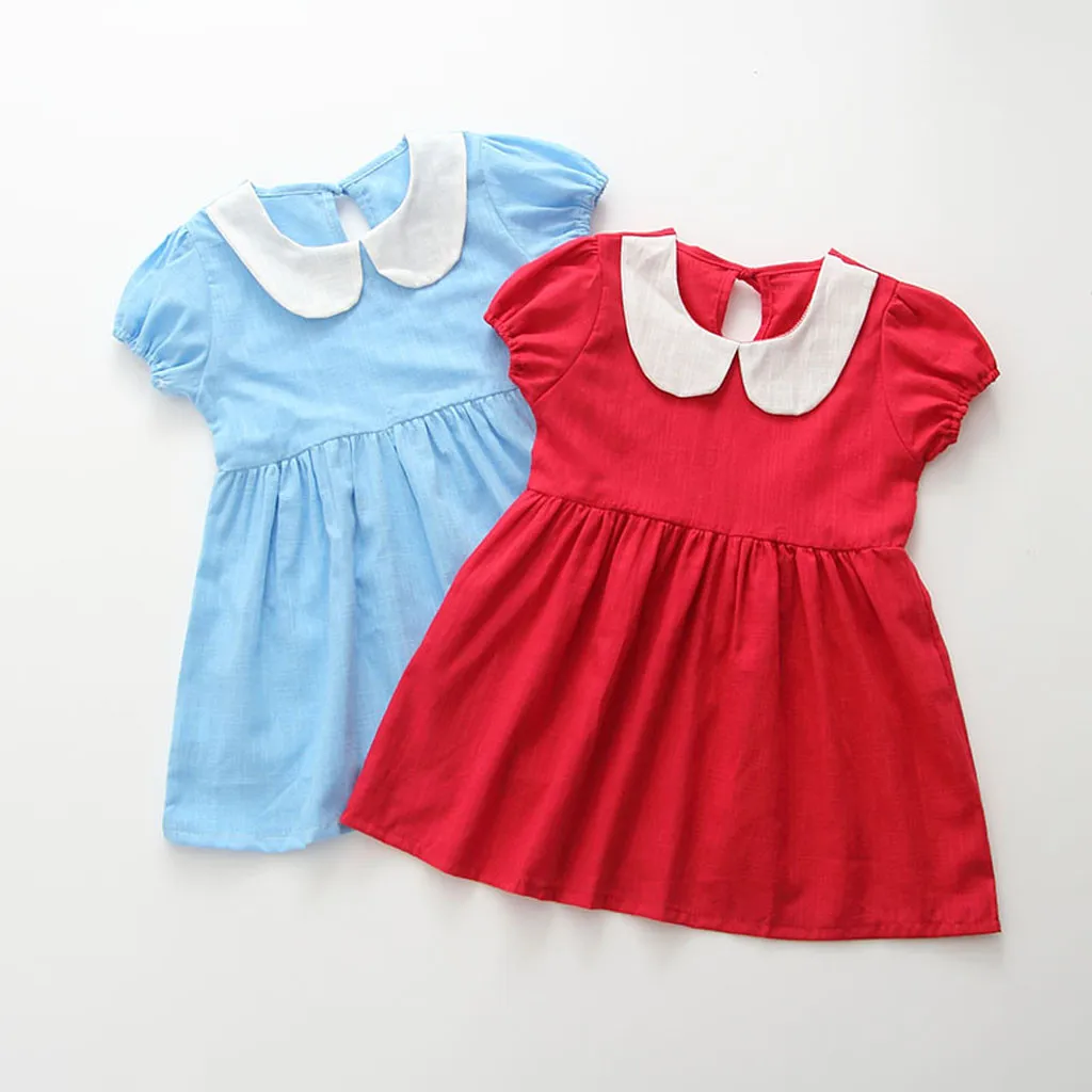 Toddler Ruched Clothes Casual Ruffles Girls Christmas Baby Dress Toddler Dress for Wedding Cat Dress Place Dress Kids Fall Dress