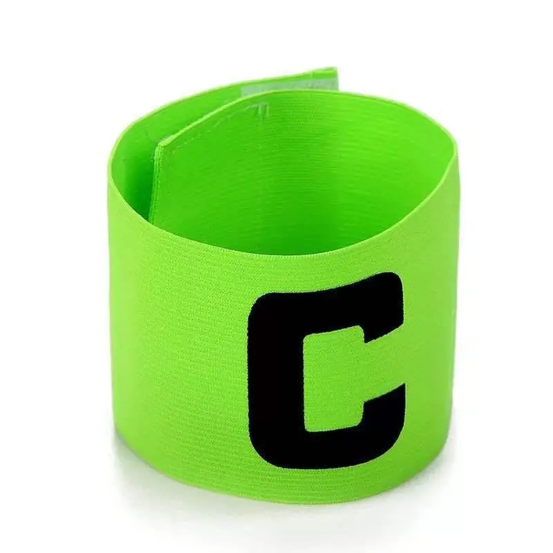 10 Stück, leuchtende Farben, Kapitänsbinde für Fußball, für Kinder und Erwachsene, verstellbare Fußballarmbinde, für Wettkämpfe, als Geschenk, für Fußballtraining. – Detail 1