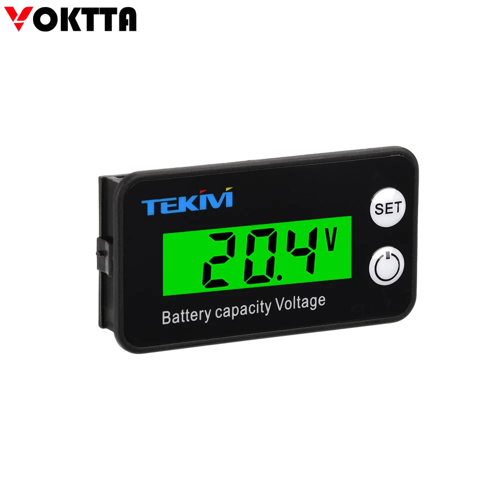 Lcd Digital Voltmeter Dc 8~100V Digital Voltmeter Voltage Panel Meter Applicable To Electric Vehicles Motorcycles And Cars