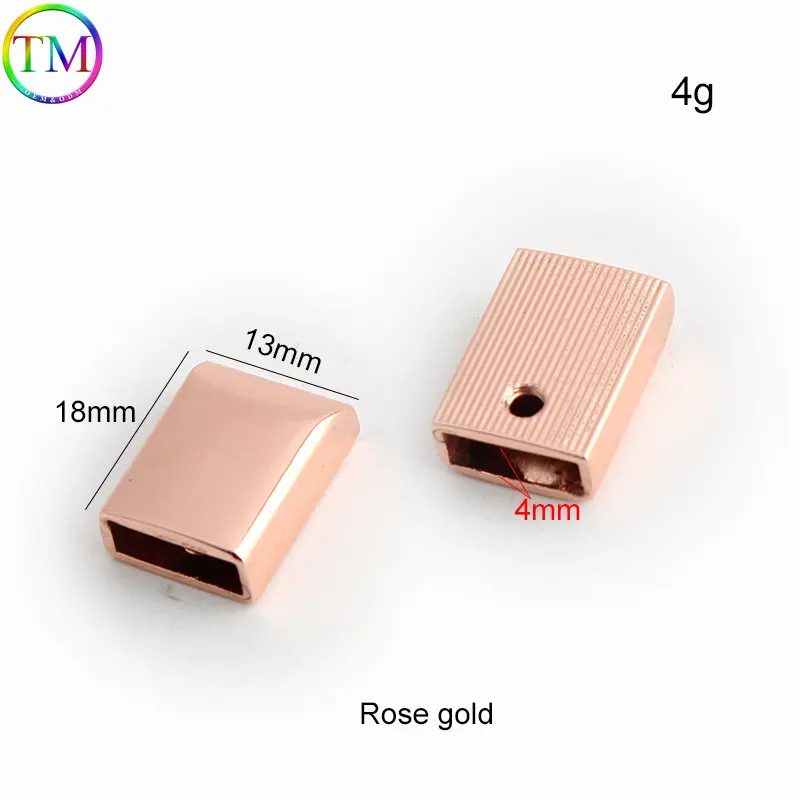 10-50 Pieces Rose Gold Side Edge Hang Buckle Clamps Magnetic Automatic Adsorption Buckle Decorative End Clips Diy Accessories