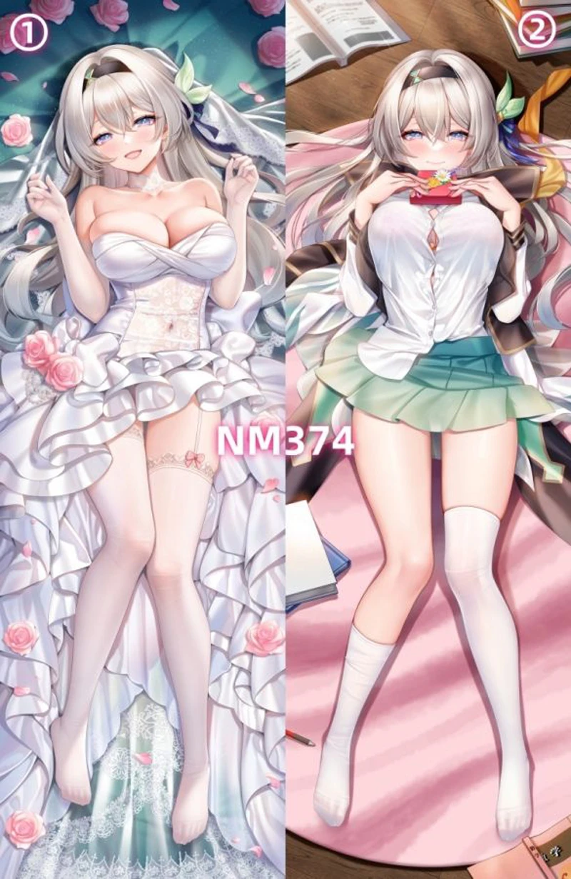 

Постельное белье Honkai star Rail Firefly Dakimakura обнимающая подушка для тела искусственное аниме Подушка Наволочка рождественские подарки