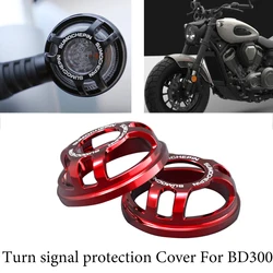 Motorcycle Front And Rear Turn Signal Protection Cover LED Indicator Light Cover For Benda BD 300 BD300 450