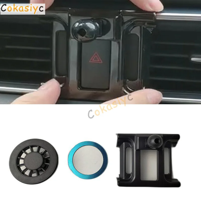 

Комплект из 1 шт. магнитного держателя для телефона из АБС-пластика для Mazda CX-5 MK2 2017-2024, специальный автомобильный кронштейн-подставка