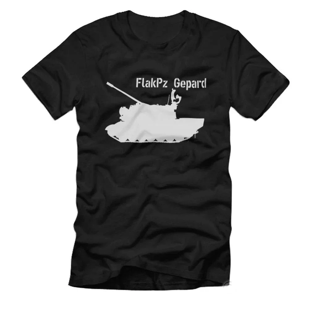 FlakPz Gepard Flugabwehrkanonen-Panzer Flugabwehr Des Heeres T-Shirt. Summer Cotton Short Sleeve O-Neck Mens T Shirt New S-3XL