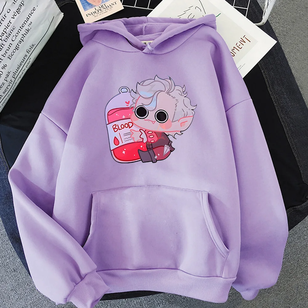 Baldurs Gate 3 Astarion bluzy Cute Cartoon bluza z kapturem Streetwear odzież męska/kobieca zimowy polar Sudadera swetry oversize