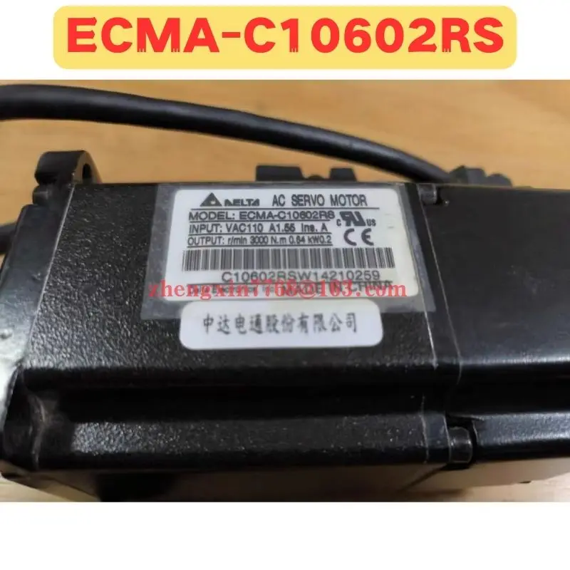 Used Servo Motor ECMA-C10602RS ECMA C10602RS Normal Function Tested OK