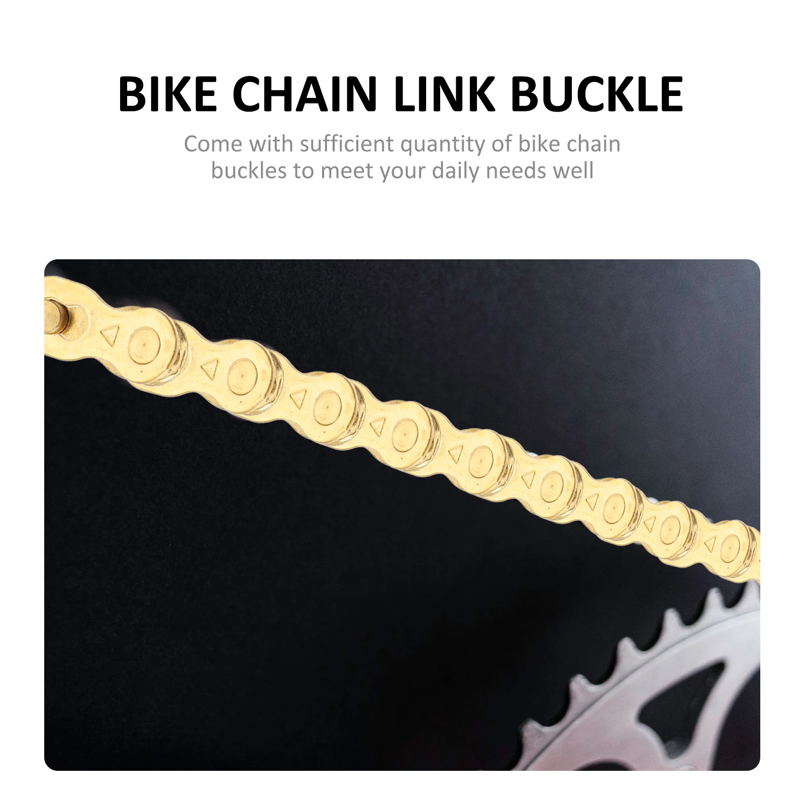 

24 Pcs Chain Buckle Link Connector Stainless Steel Replace Connecting Joint Bike Part Mountain Joints