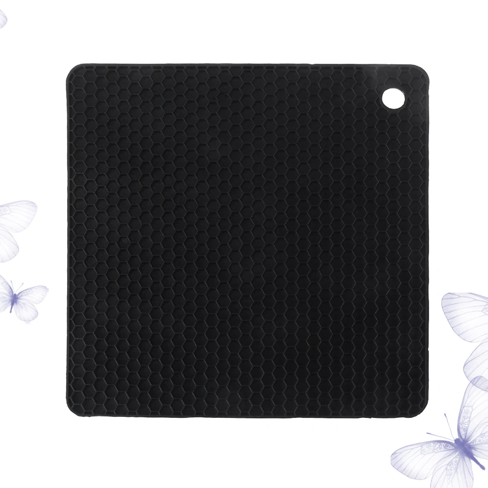 

1PC Honeycomb Silicone Dish Mat Placemat Heat-insulation Coaster Insulation Pot Mat Silicone High Temperature Anti-scalding Tabl