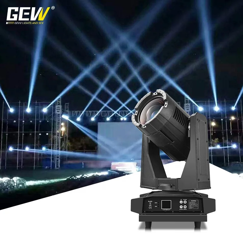 

GEVV 470w Waterproof Beam Light Rainproof IP65 Brightly Beam Moving Head for Outdoor Stage or Concert