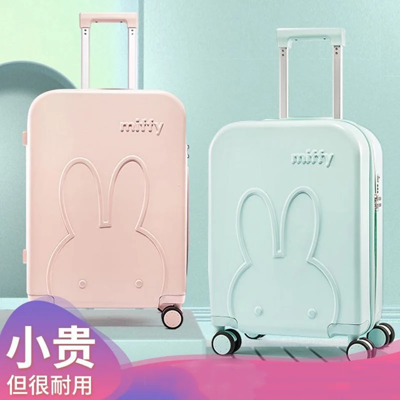 High appearance travel luggage level pull bar box candy color suitcase student travel box boarding box Internet trend bag