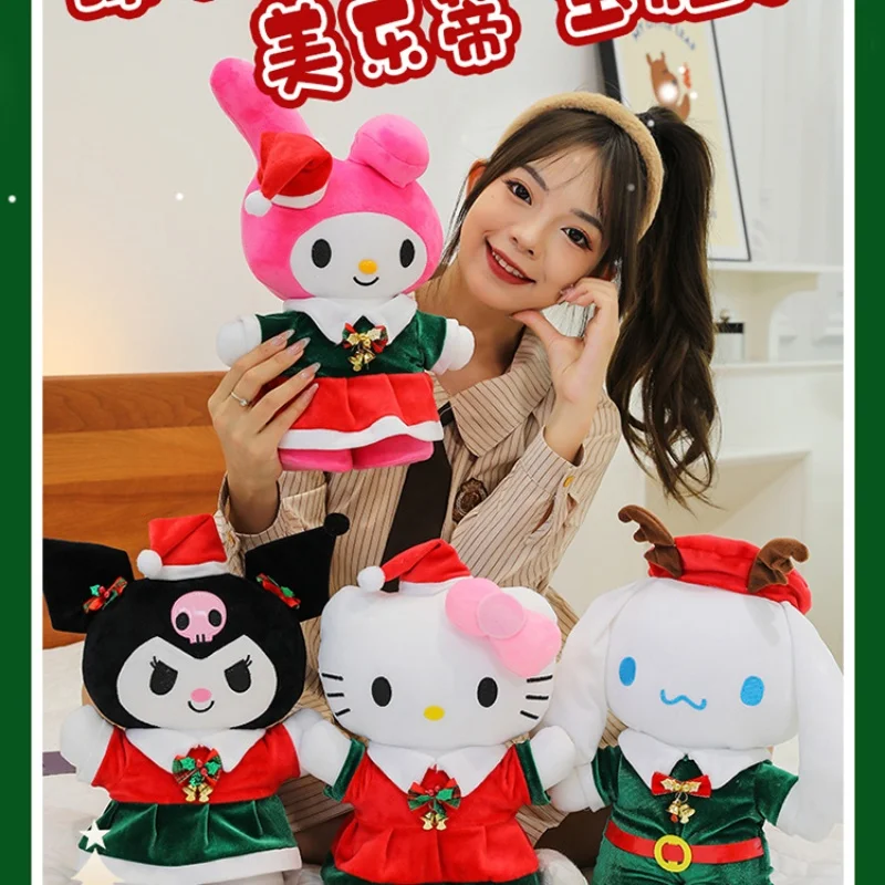 

Sanrio Anime Plush 35cm Cinnamoroll My Melody Kuromi Hello Kitty Graduation Plushie Doll Kawaii Soft Stuffed Graduation Gifts