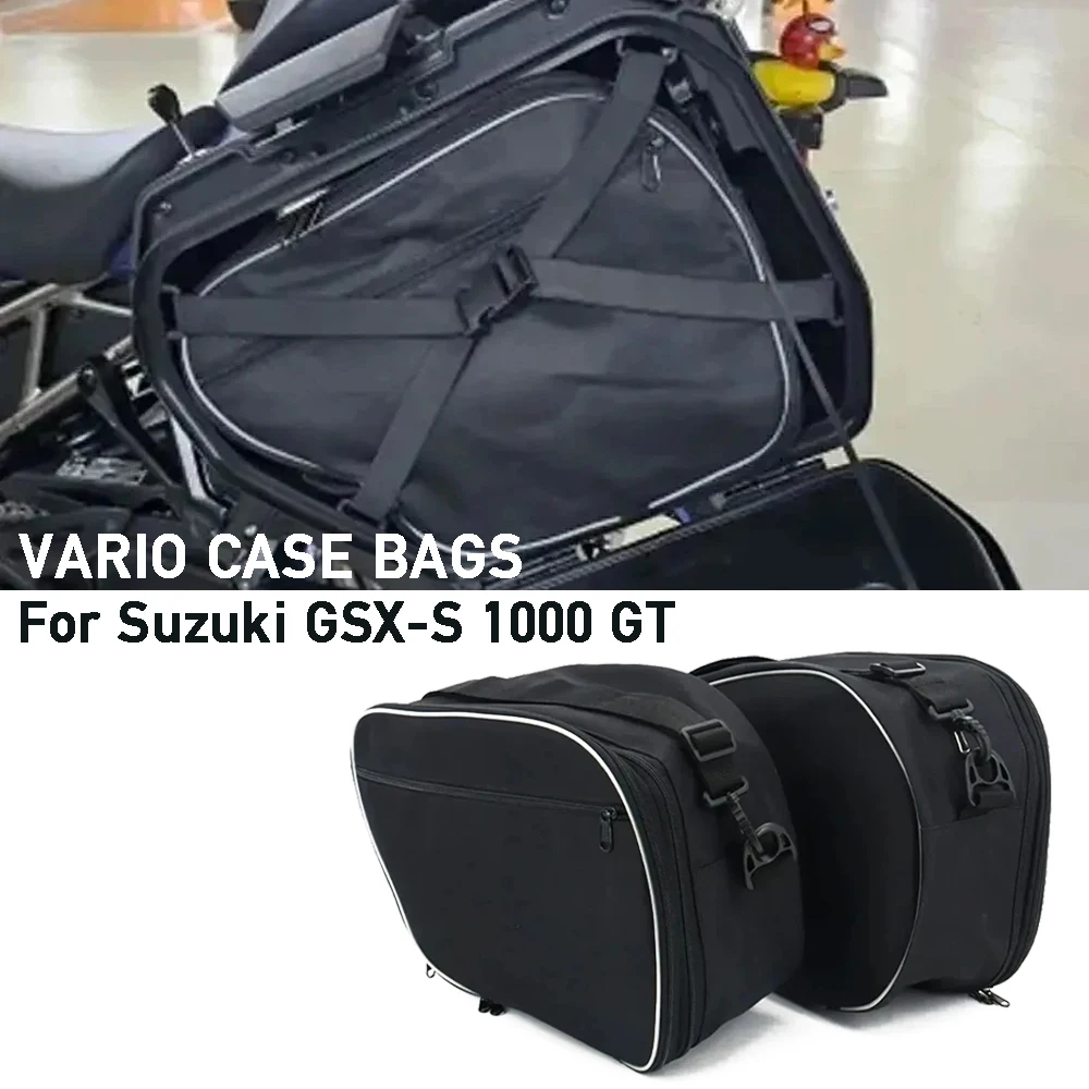 GSX-S 1000GT Motorcycle Inner Bags Vario Case Bags Waterproof Luggage Bags For Suzuki GSX-S 1000 GT GSX-S1000 GT