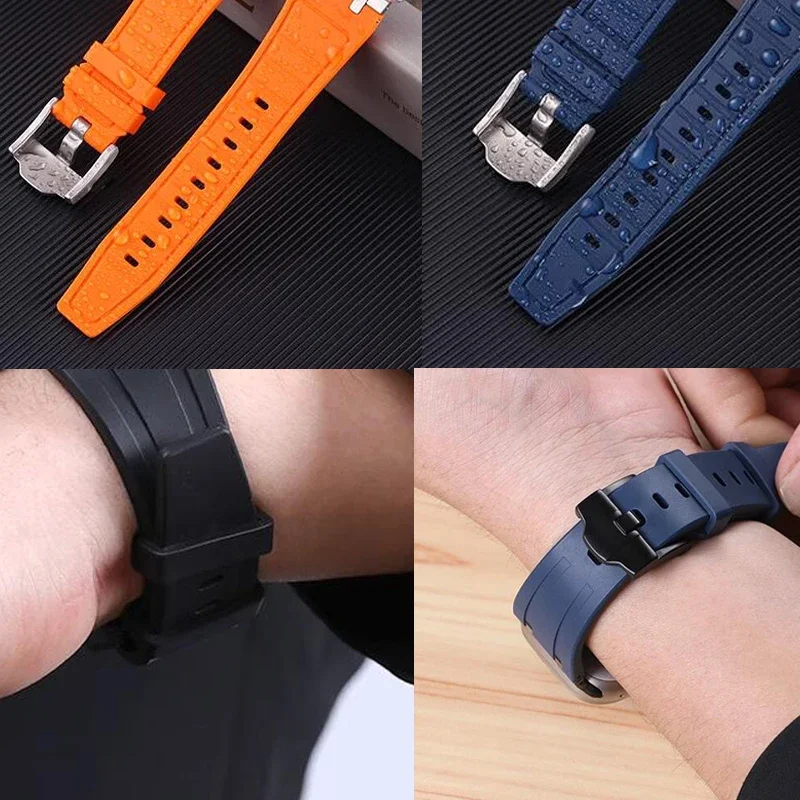 화웨이 시계 GT5-4 프로에 대한 22mm 실리콘 스트랩 화웨이 시계 GT4-5 46mm Correa에 대한 46mm 통기성 교체 팔찌 팔찌