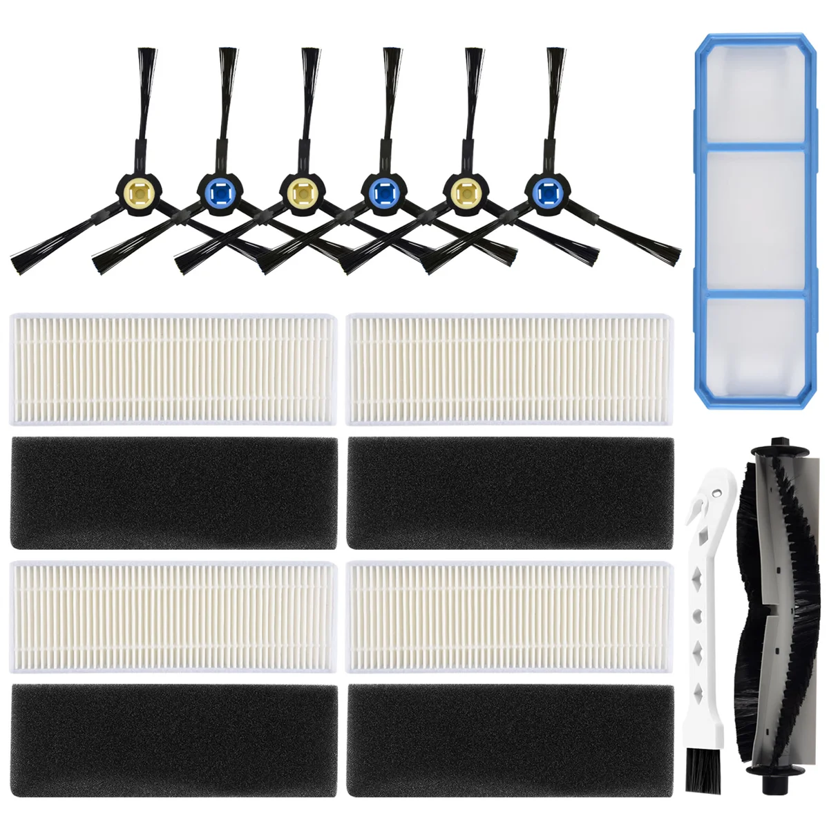 Kit d'accessoires de remplacement pour aspirateur robot A7, A9S, V8, V8S, X750, X785, X800, V80, SSR1, Ssra1