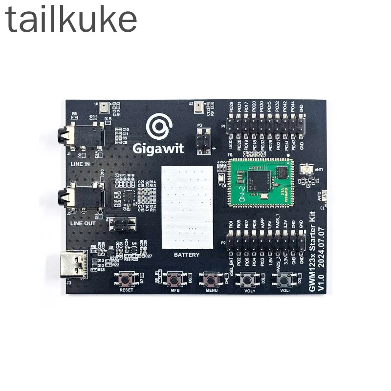 GWM123x QCC3084 Bluetooth Development Test Board Unicast Auracast CIS BIS