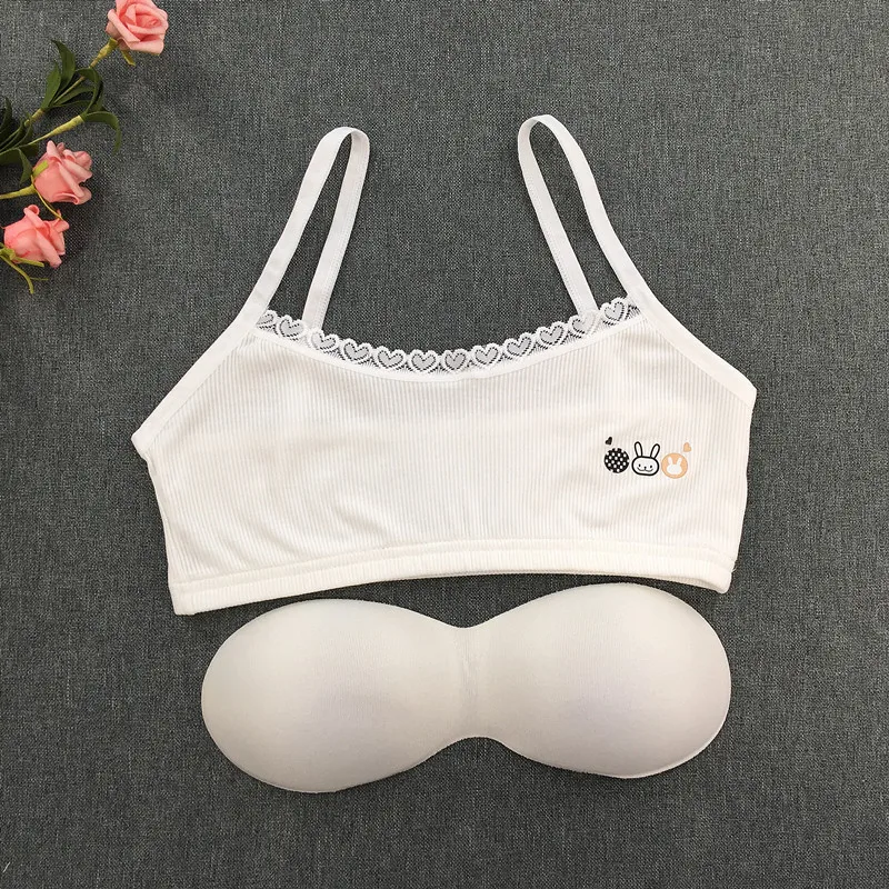 8-16 Years Cotton Girls Training Bra Adolescente Girl\'s Cute Lace Sport Bras Teen Girl Underwear Teens Bras