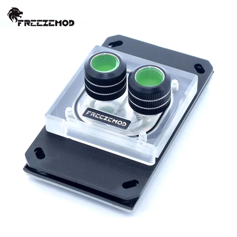 FREEZEMOD CPU Waterblock For AMD AM4 AM5 Watercooler, 0.5mm Micro Waterway Jet Type, 5V ARGB AURA SYNC,AMD-PM3D