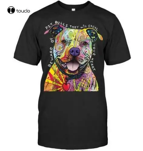 New Pitbull T-Shirt Dog Lover Cute Color Birthday Gift Unisex Men Women Tee Shirt Cotton T Shirt Fashion Tshirt Summer Xs-5Xl