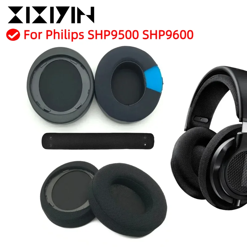

Replacement Ear Pads or Headband for Philips SHP9500 SHP9600 Headphones Ear Cushions, Headset Earpads, Ear Cups Earmuffs