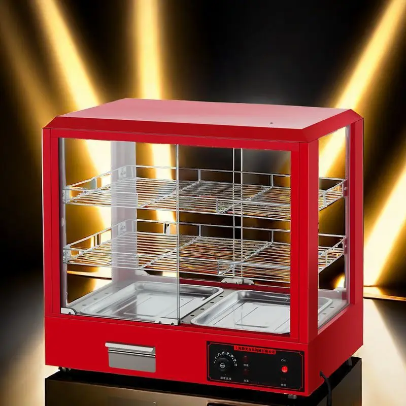 Insulation Cabinet Commercial Small Heating Insulation Box Desktop Roast Duck Electric Display Hamburg Stall