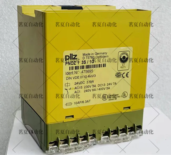 Original Pilz PILZ Safety Relay PNOZ 3S 10 24VDC Order Number 475695 In Stock