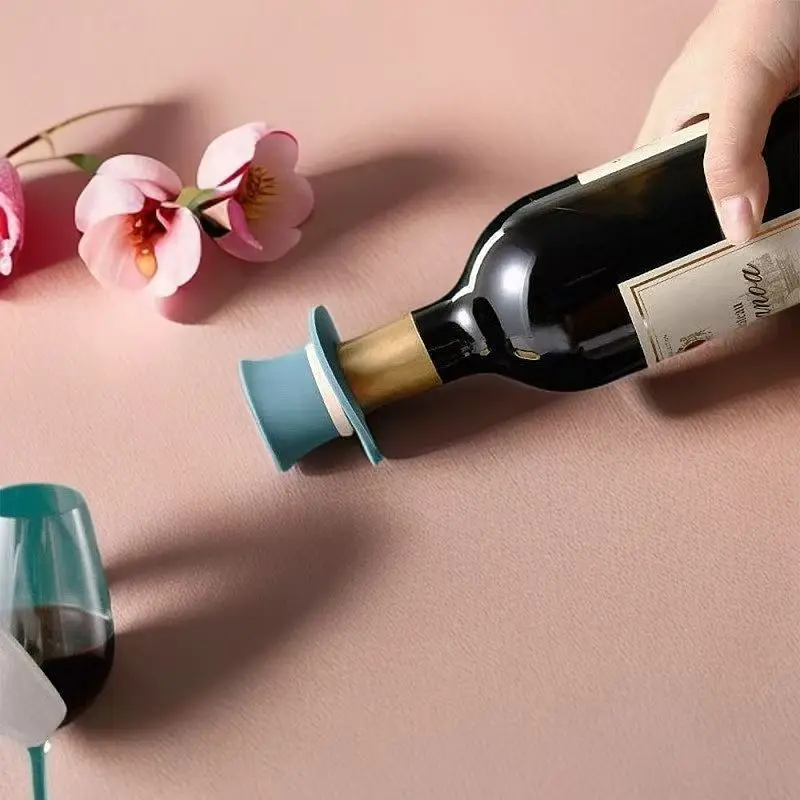 Cute magic top hat, red wine stopper, wine bottle stopper, champagne stopper, spice and seasoning bottle stopper, kitchenware an