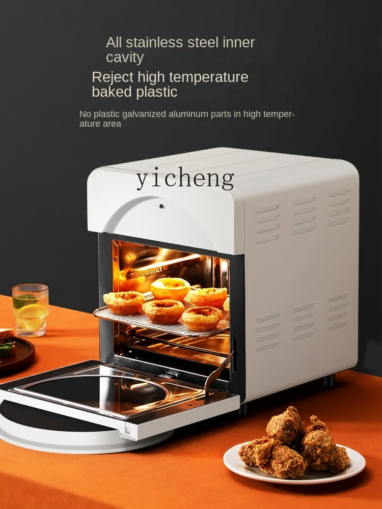 23Dual Heat Source Air Fryer Large Capacity Household Multifunctional Deep Frying Pan view 2
