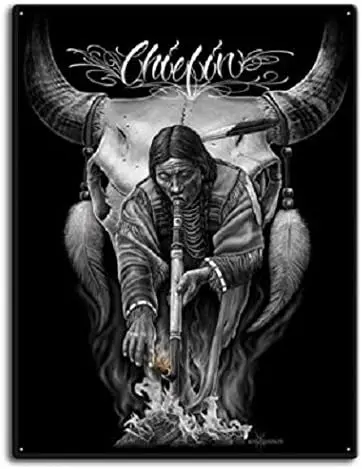 DGA Day of The Dead Smoking Pipe Chiefin Sign Tin Metal es-aluminum