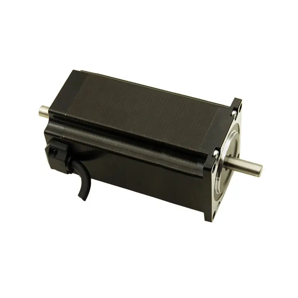 Dual shaft NEMA23 3.5N.m(500oz-in)  4.0A 115mm motor length CNC stepper motor stepping motor double shaft