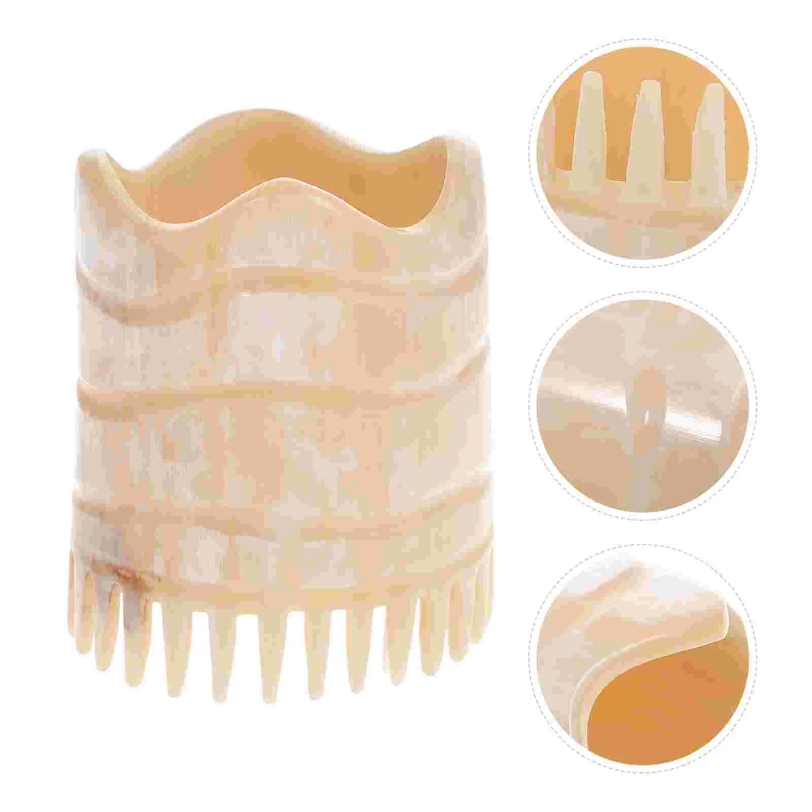 Massage Comb Healthy Hair Scalp Scrubber Comfortable Brush Horn Consumption Shampoo