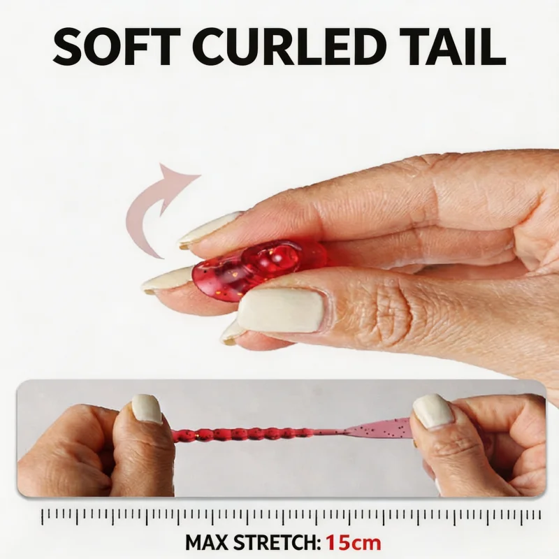 TRUVEX 20pcs 1.5g Soft Plastic - Fishing Lure Soft Plastic review and price