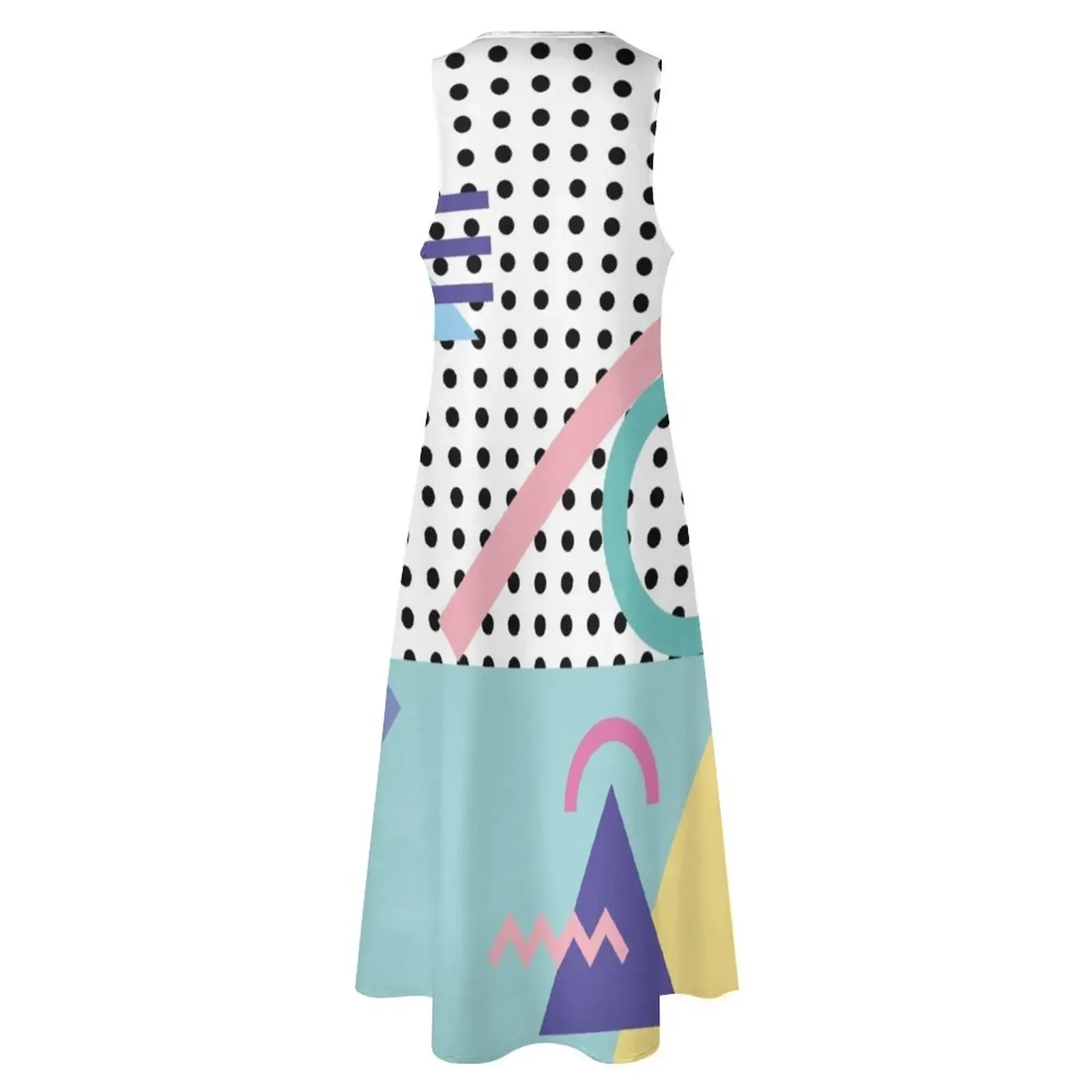 Memphis Pattern 5 - Retro 80s / 90s Long Dress Woman dresses dresses for womens luxury woman party dress Dress