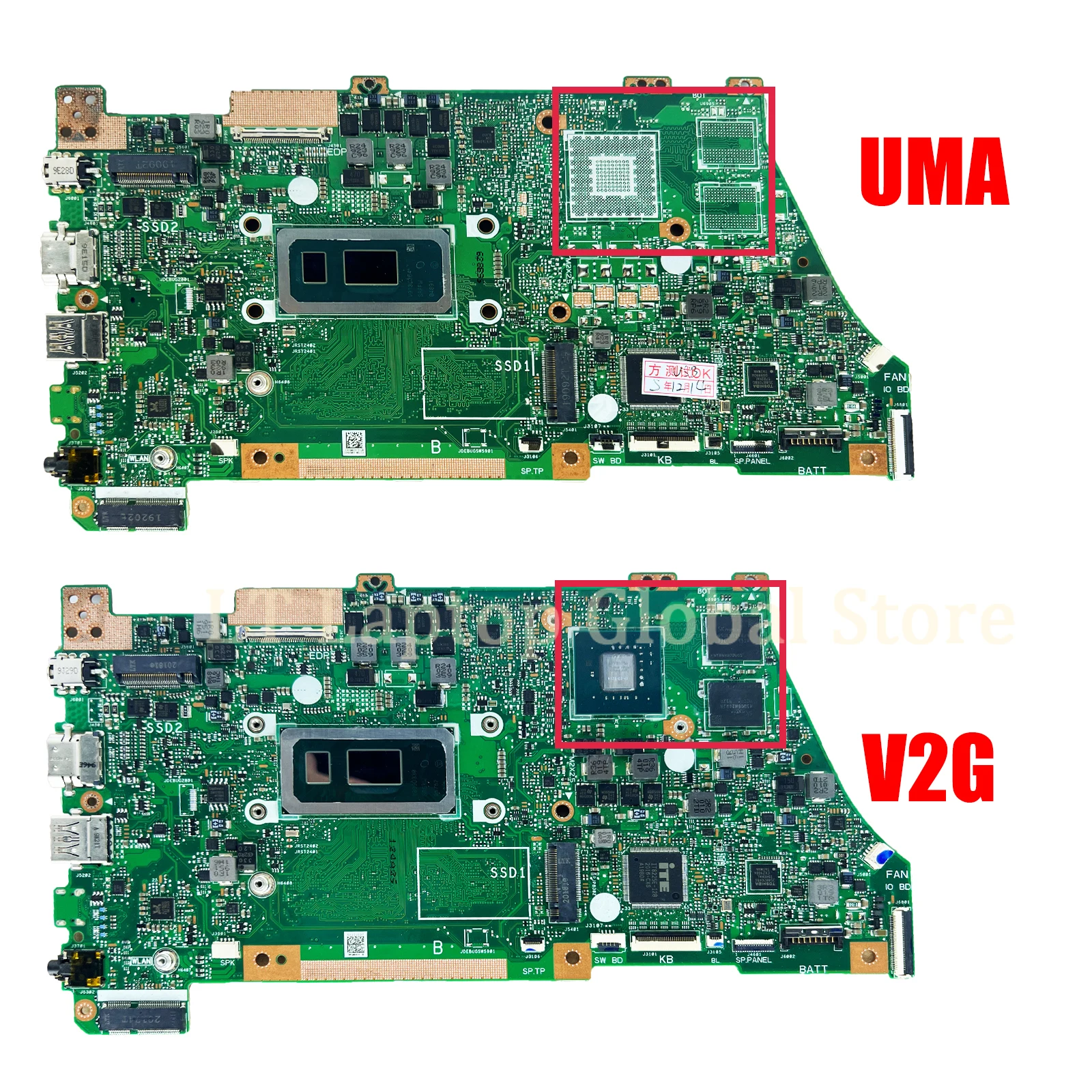 Laptop mainboard X432FA for ASUS VivoBook X432FL X432FAC X432FLC notebook motherboard CPU i3 i5 i7 8th/10th 8GB/16GB RAM