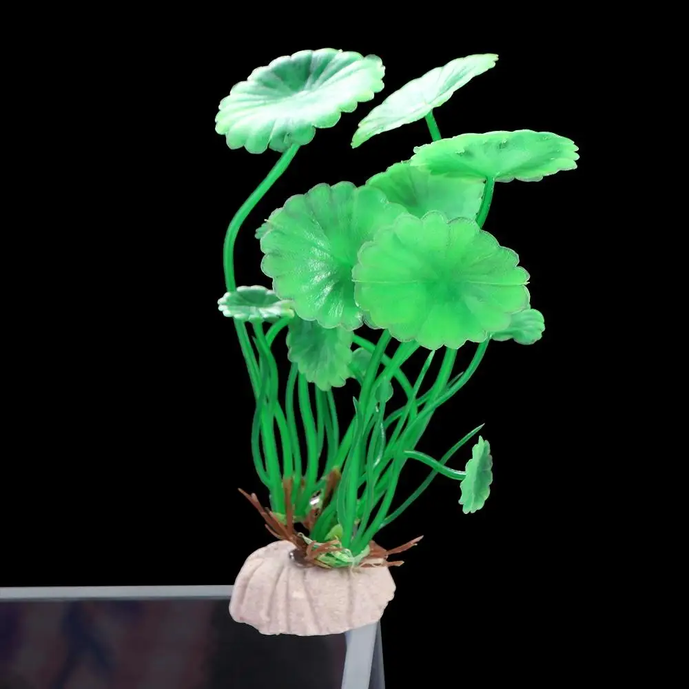 1Pcs Simulation Aquatic Plants Red Green Purple Artificial Plastic Grass Fish Tank Ornament Water Plant Aquarium Landscape Decor