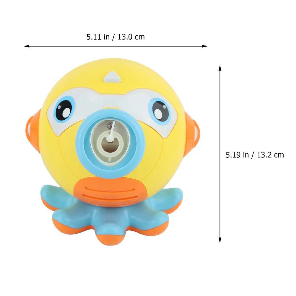 1 set 1 Set Cartoon Octopus Bubble Machine Light-Up Musical Bubble Blower Bambini Cortile esterno Abs Sicuro Durevole Regalo per bambini