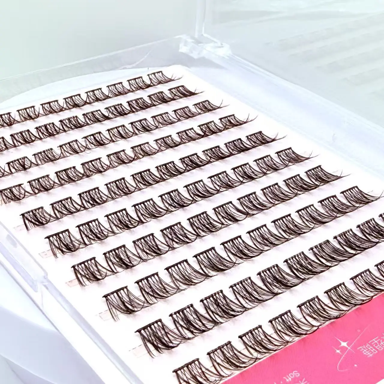 LONZUNIN Estensione ciglia finte leggere stile coreano senza colla